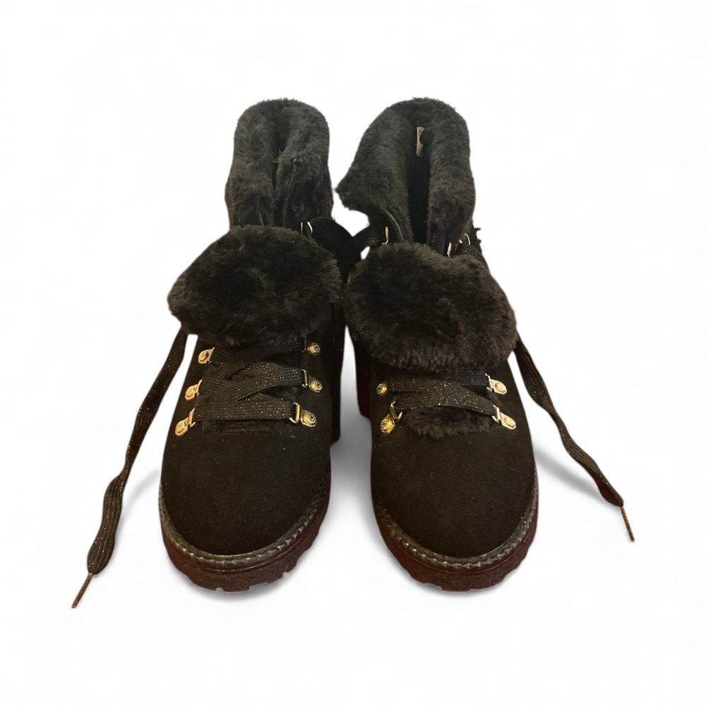 Jack Rogers Black and Multicolor Winter Boots Sz 9
